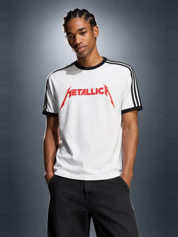 Adidas Originals x Metallica Men's Ringer Tee White