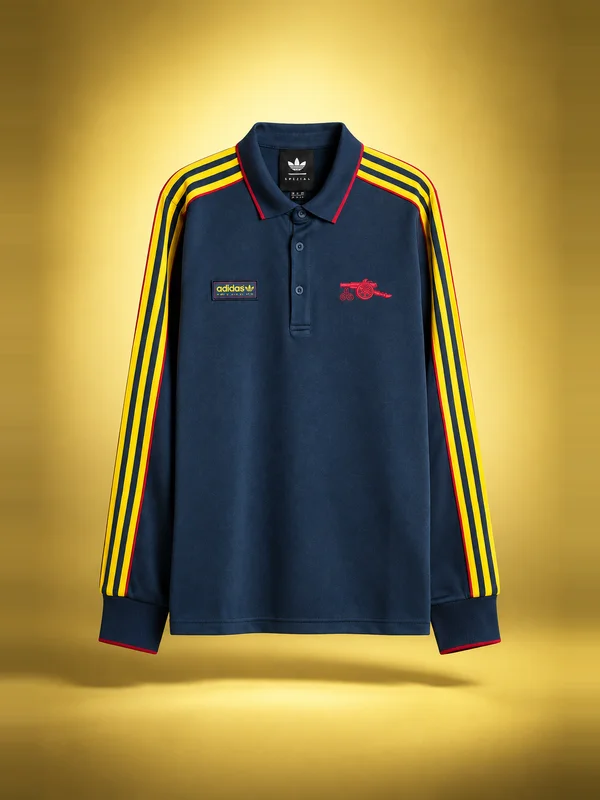 adidas Spezial Arsenal FC Track Polo Top - Aurora Ink