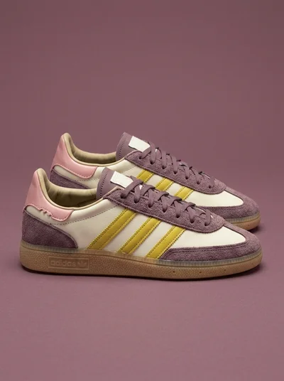 The Whitaker Group x Adidas Handball Spezial Yellow / Purple