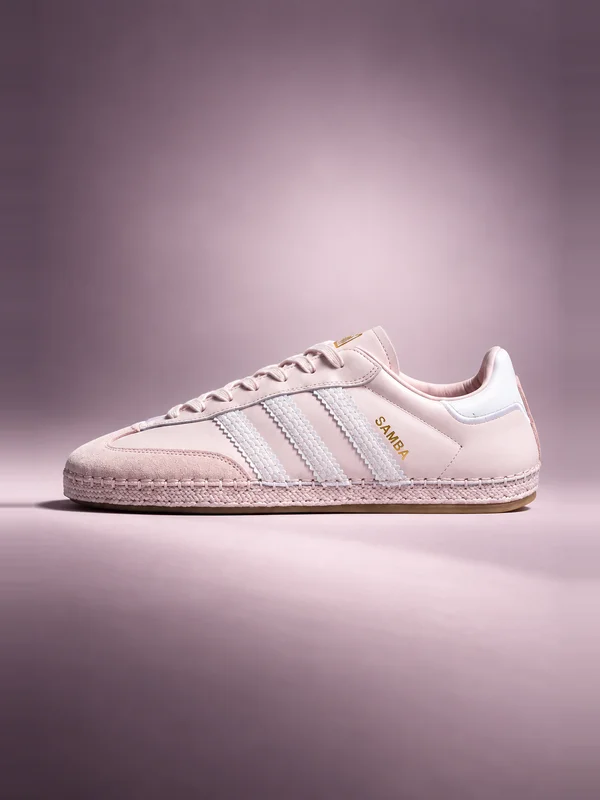 adidas x CLOT Samba Espadrille Sneaker - Pearl Amethyst, White & Pearl Amethyst