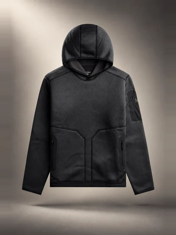 Arc'teryx Covert Pullover Hoody - Black Heather
