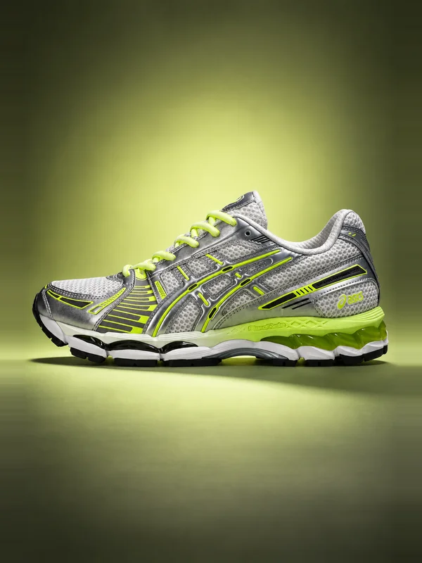 ASICS GEL-KAYANO 12.1 White/Safety Yellow