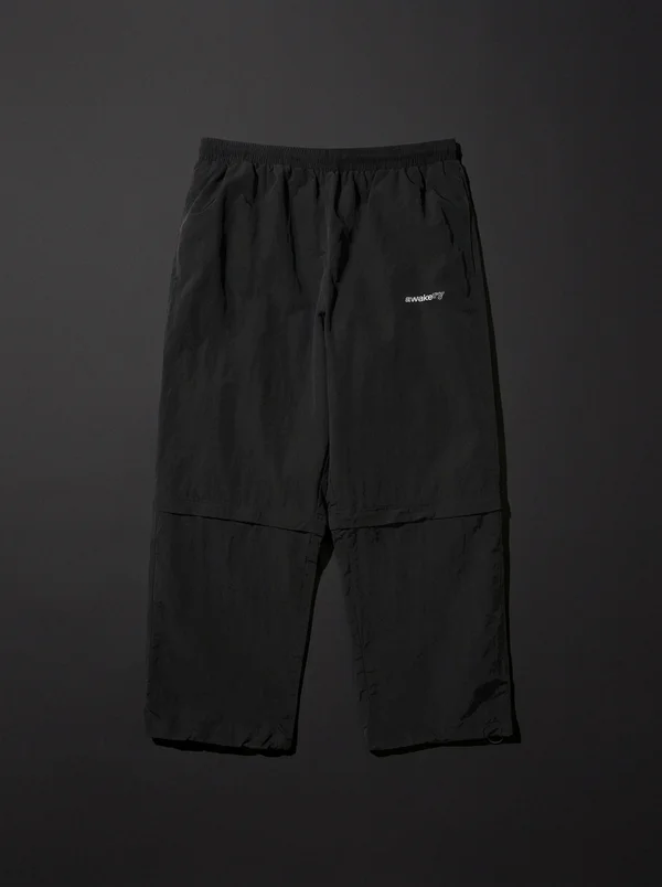 Awake NY Convertible Nylon Trackie - Black