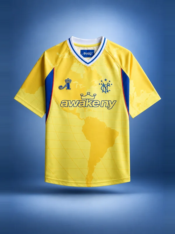 Awake NY Mundial Crown Jersey - Yellow