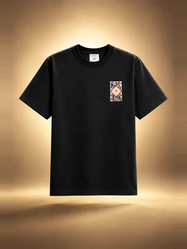 Casablanca Hermons Mirage Short Sleeve Tee - Black