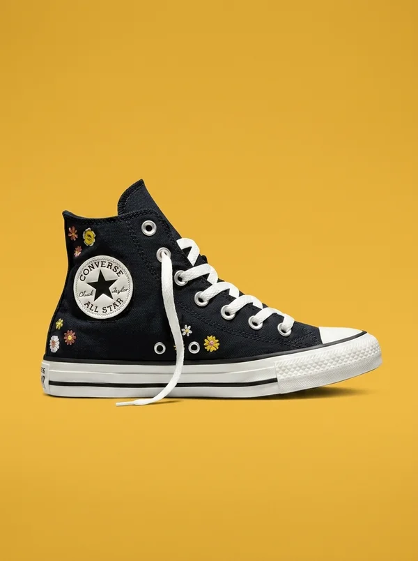 Converse Chuck Taylor All Star Embroidered Florals Black/Bright Outlook/All Heat