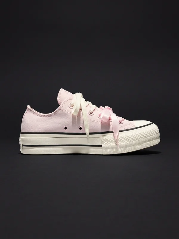 Converse Chuck Taylor All Star Lift Platform Peached Canvas Decade Pink/Egret/Black
