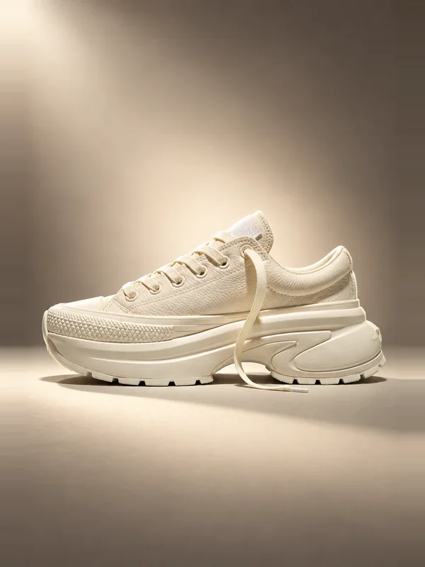 Converse Run Star Crush Leather Egret/Egret/White