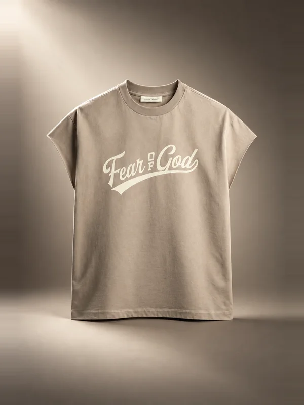 Essentials Cut Off 90's Tee - Chalk