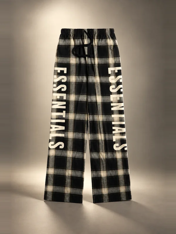 Essentials Flannel Lounge Pant - Iron Grey Plaid