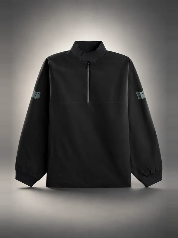 Essentials Half Zip Track Jacket - Vintage Black