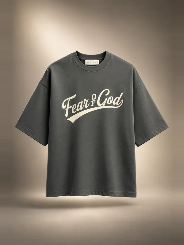 Essentials Merch Tee Boxy Fit - Iron Grey