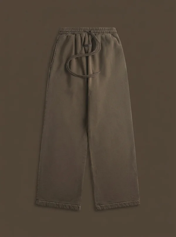 Fear Of God Sunfaded Wide Leg Sweatpant - Faded Brown