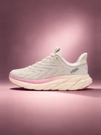 HOKA W Clifton Utility Alabaster/Dewy Pink
