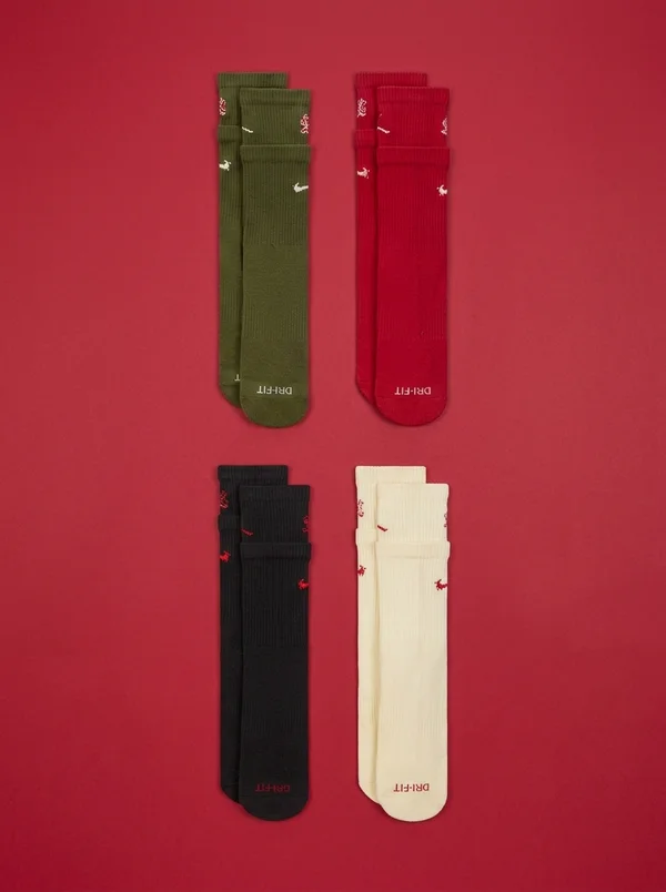 Jordan x Teyana Taylor Everyday Plus Cushioned Crew Socks - Multi