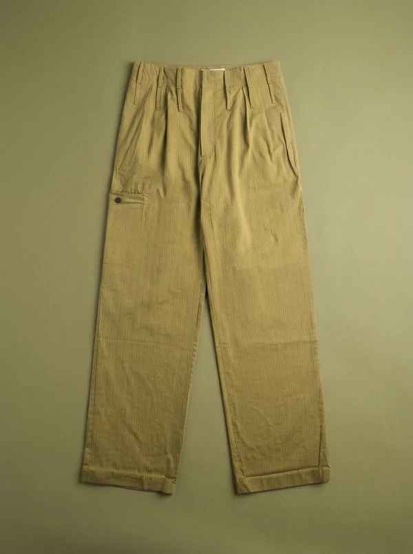 Kiko Kostadinov Ferenc Trouser - Lime Stripe