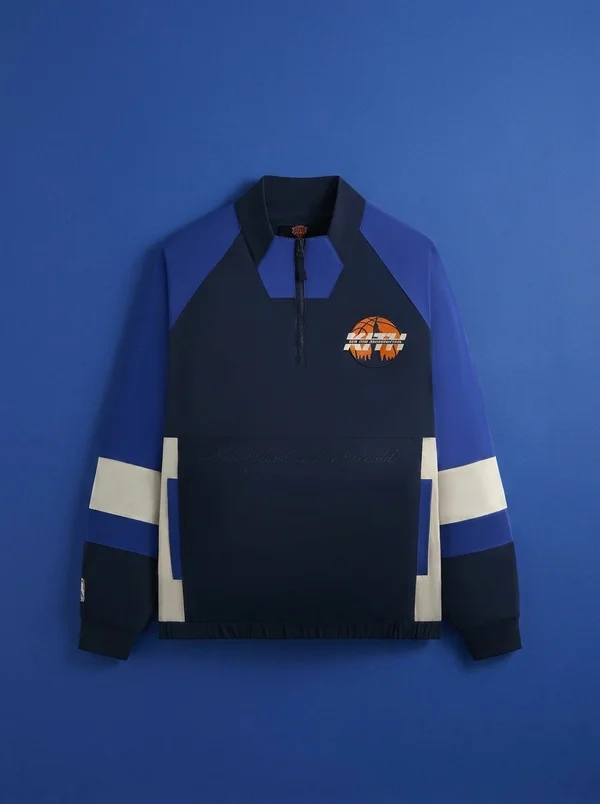 Kith for the New York Knicks Nylon Quarter Zip - Nocturnal