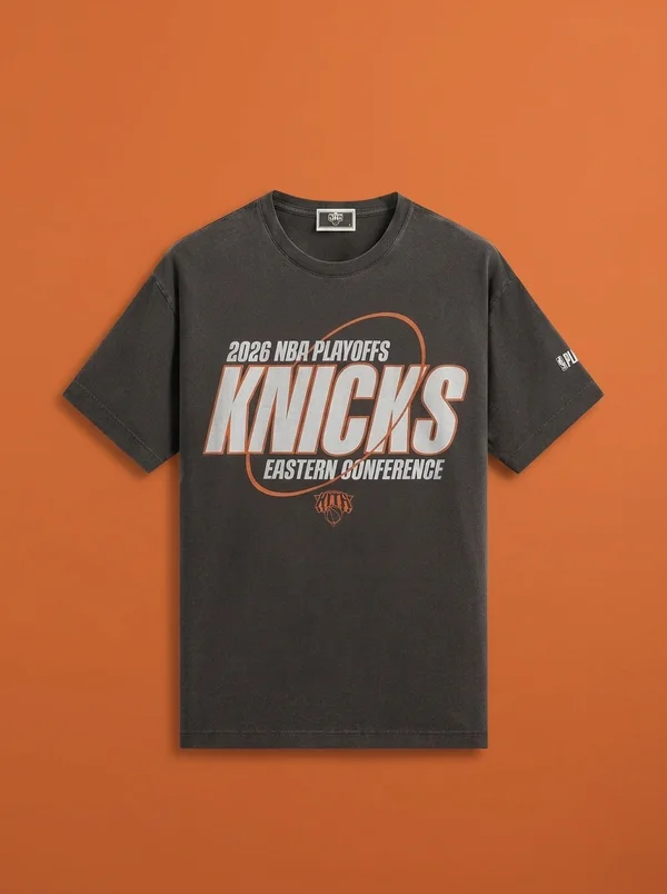 Kith for the New York Knicks Playoffs Tee - Black