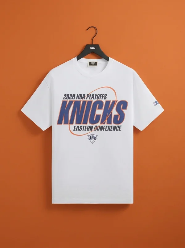 Kith for the New York Knicks Playoffs Tee - White
