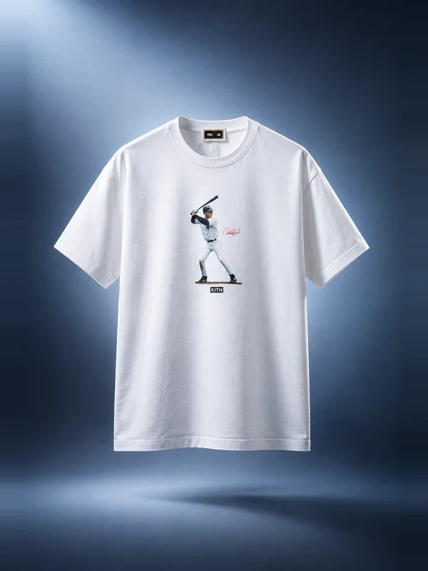 Kith for the New York Yankees Derek Jeter At Bat Vintage Tee - White