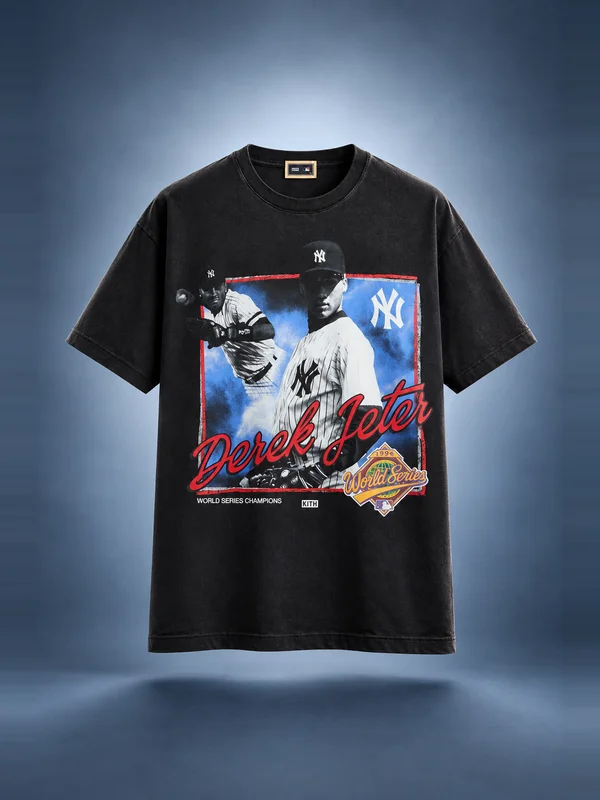 Kith for the New York Yankees Derek Jeter Vintage Tee - Black