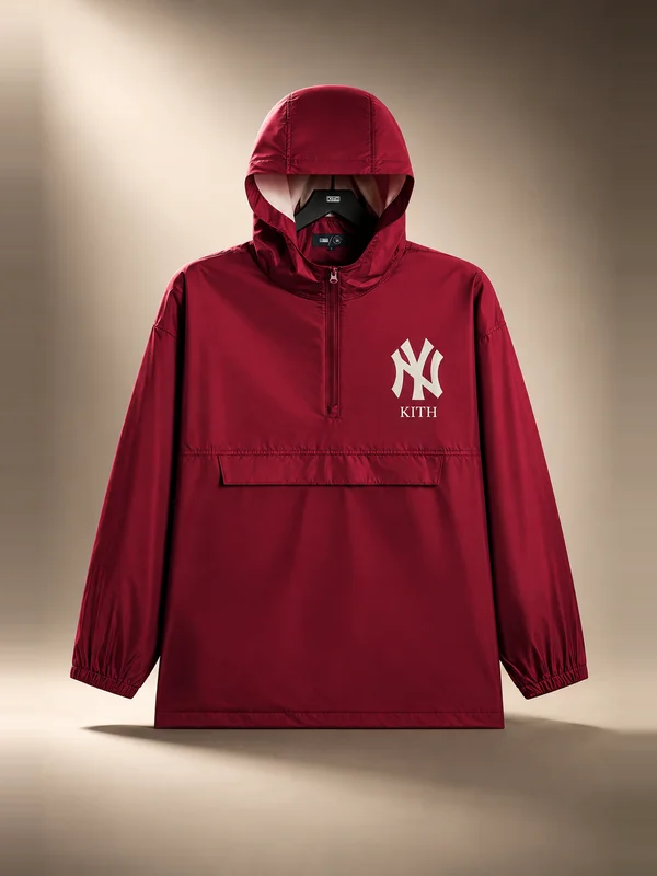 Kith for the New York Yankees Oliver Parka - Garnet