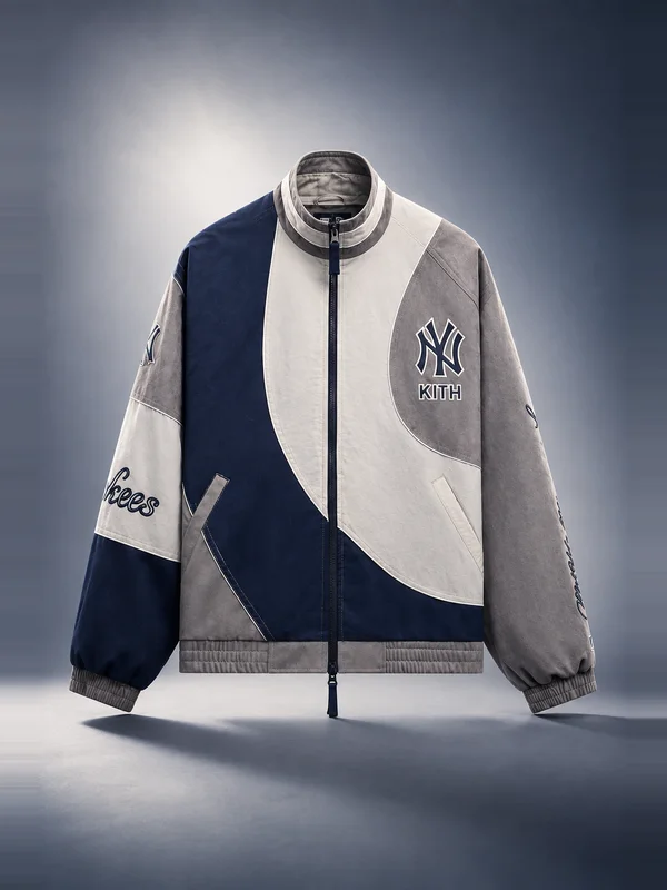 Kith for the New York Yankees Percy Jacket - Skyscraper
