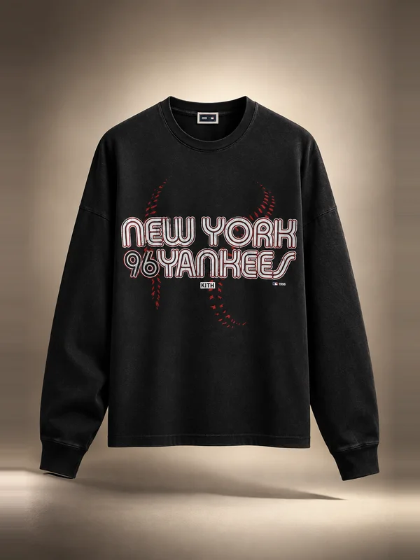 Kith for the New York Yankees Vintage Lawson Tee - Black