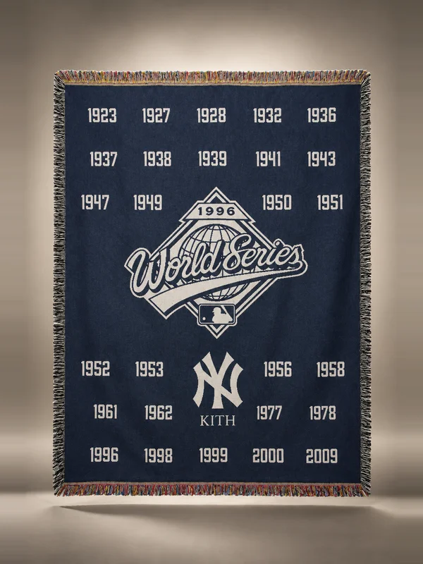 Kith for the New York Yankees World Series Tapestry Blanket - Nocturnal