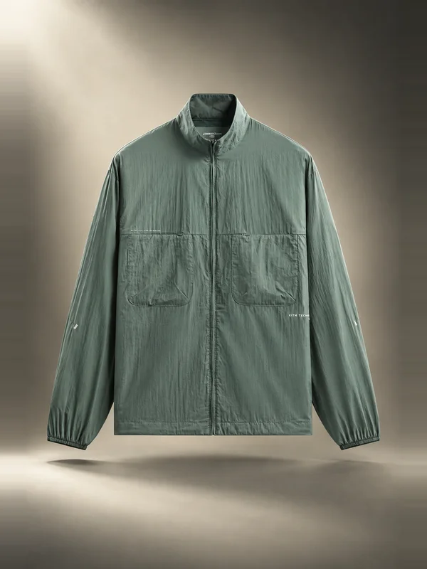 Kith Packable Aero Full Zip Jacket - Court