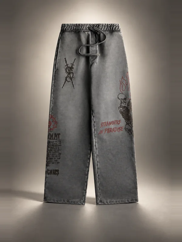 Ksubi Skool Tunnel Trak Pant - Charcoal Fade