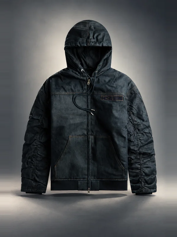 Ksubi Sott Slouchy Bomber Jacket - Denim