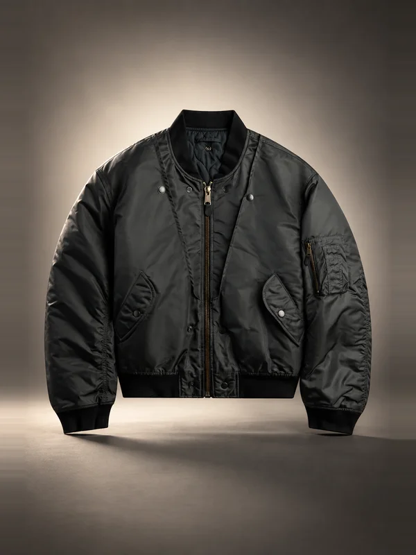 Maison Margiela Reversible Bomber Jacket - Dark Grey
