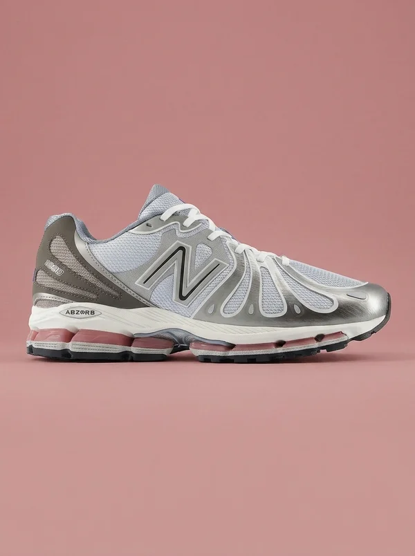 New Balance 1890 Dark Silver Metallic / White