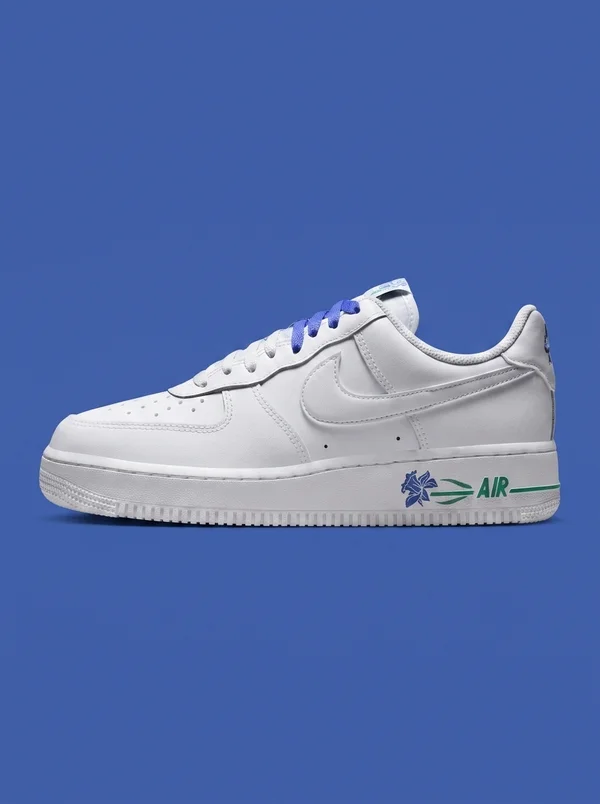 Nike Air Force 1 Low WMNS White / Persian Violet