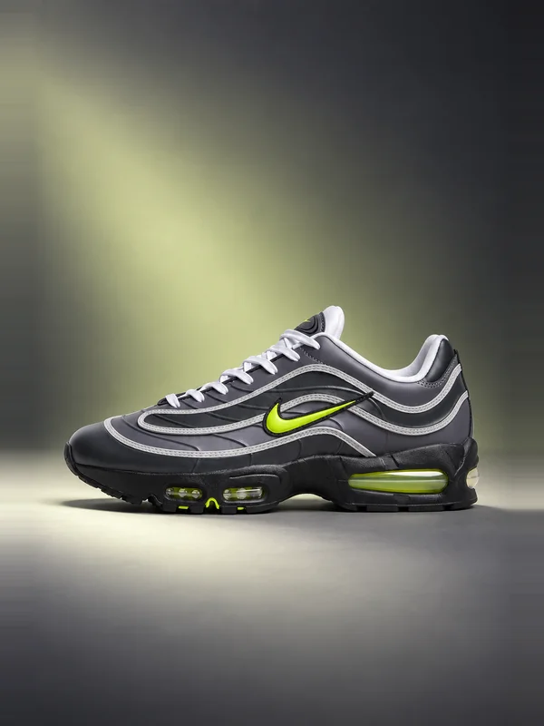 Nike Air Max Joga Bonito Sneaker Black, Neon Yellow, Light Graphite & Pearl Grey