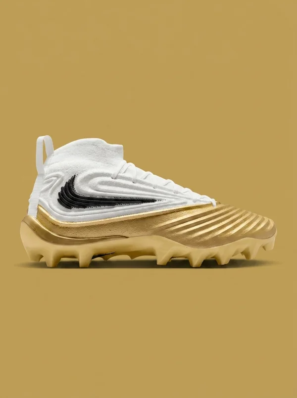 Nike Alpha Menace 5 Elite White Metallic Gold