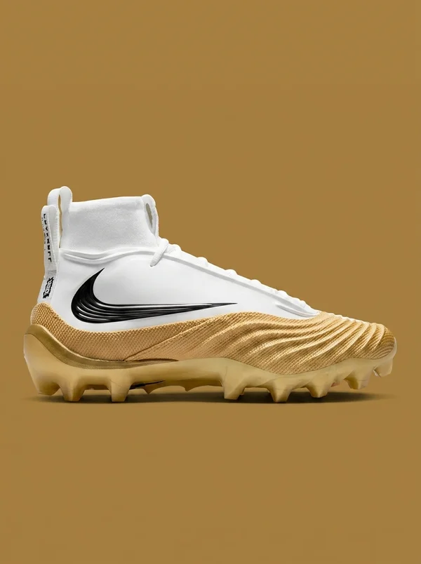 Nike Alpha Menace 5 Pro White Metallic Gold
