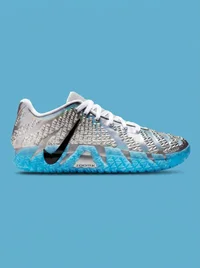 Jurassic Park Nike Ja 3 Metallic Silver Black Baltic Blue
