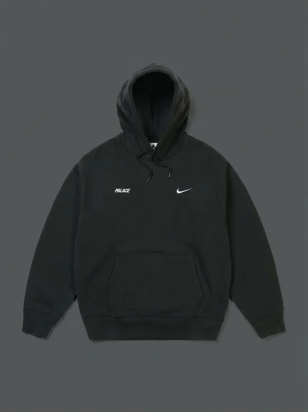 Palace Nike Font Swoosh Hood Black