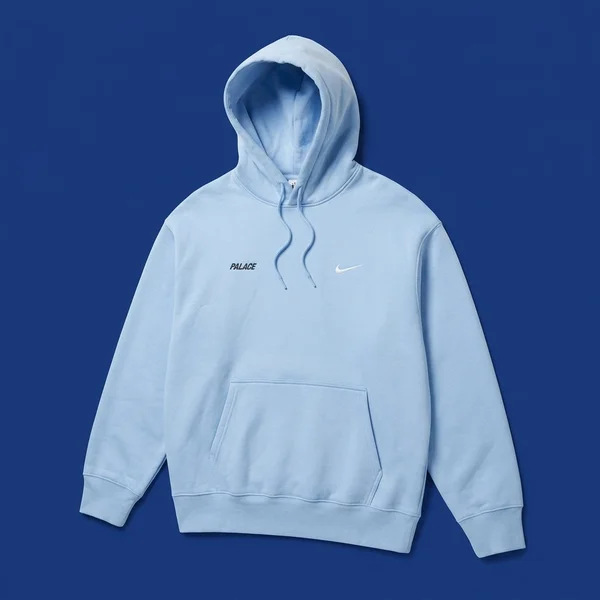 Palace Nike Font Swoosh Hood Sky Blue