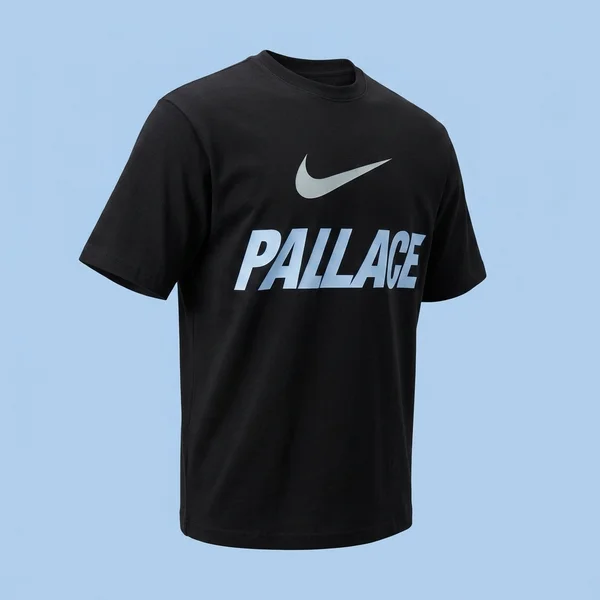 Palace Nike Font Swoosh T-Shirt Black