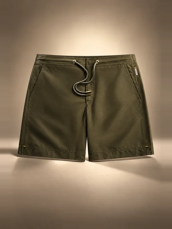Orlebar Brown Bulldog Drawcord Swim Short - Bayleaf Green
