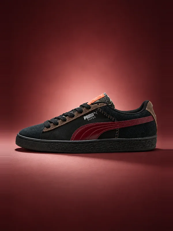 PUMA Suede Built & Earned II Black/Team Regal Red/Inky Blue