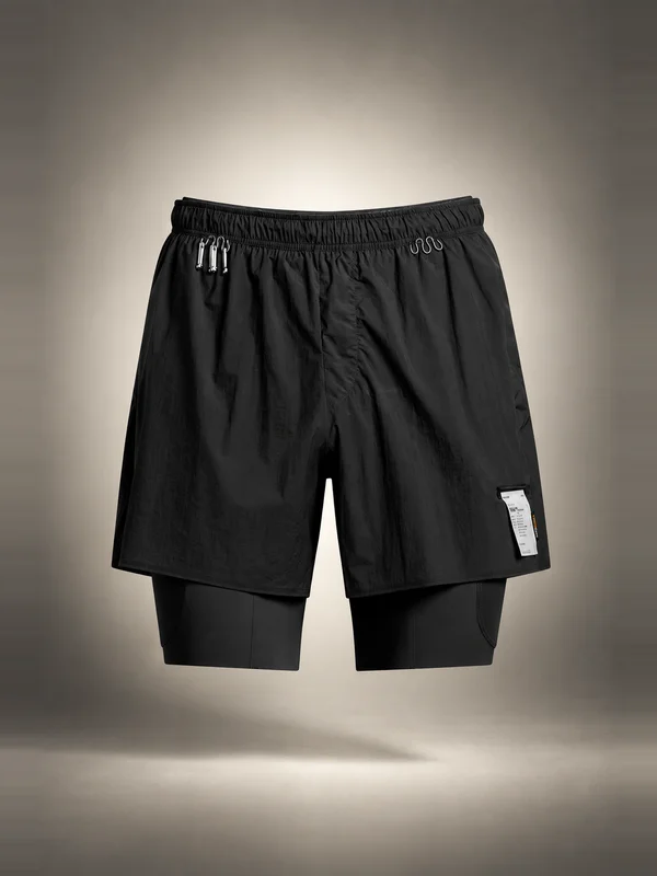Satisfy Rippy Cordura 8" Shorts Black