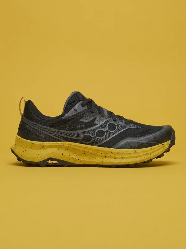 Saucony Men's Peregrine 16 GTX Black / Oil