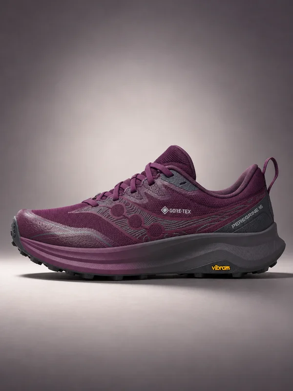 Saucony Women's Peregrine 16 GTX Eggplant / Ebony