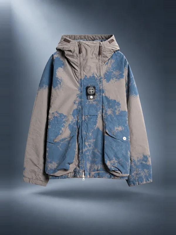 Stone Island Hand Painted David Light-TC Heat Reactive Jacket - Grey