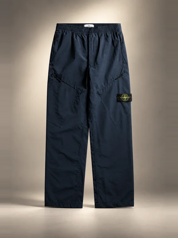 Stone Island Soft Shell-R_e.dye® Technology Technical Trouser - Navy Blue