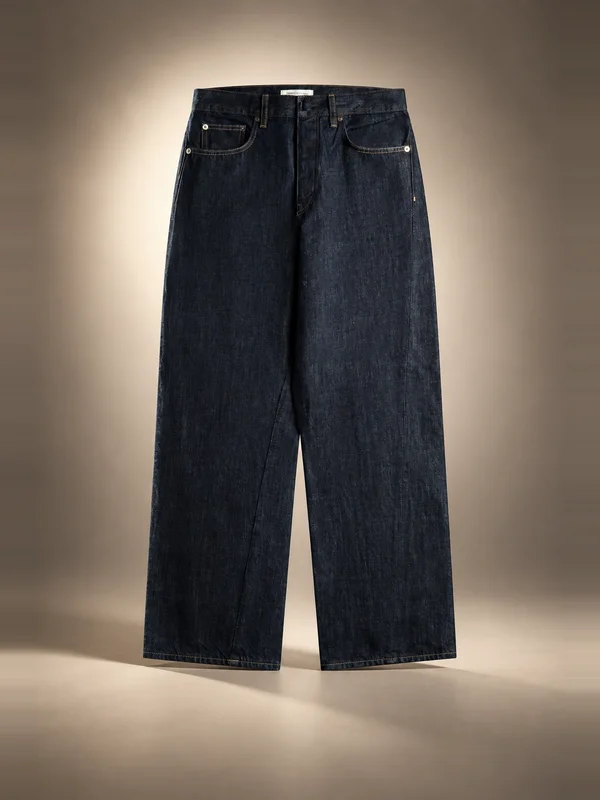 Sunflower Wide Twist Jeans - Simple Rinse Blue